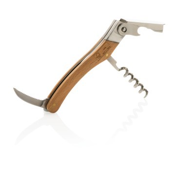 Sacacorchos de madera personalizado
